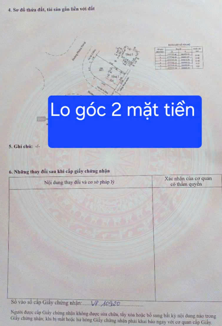 Nhà 3 tầng 2 mặt tiền đường 10m5 Phùng Hưng trục thông biển. - Ảnh chính